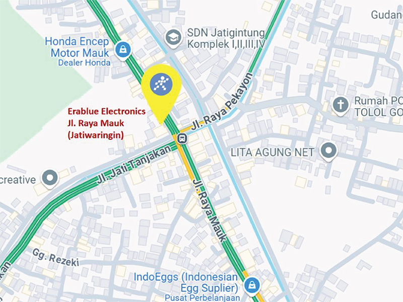 Peta ke toko EraBlue di  Jalan Raya Mauk, RT 004, RW 004, terletak di Kel/Desa Jatiwaringin, Kecamatan Mauk, Kabupaten Tangerang, Provinsi Banten